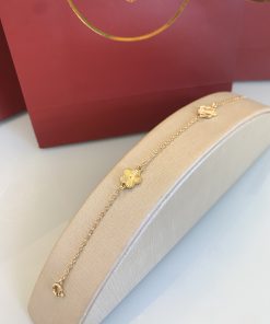 Pulseira van cleef 2 trevos