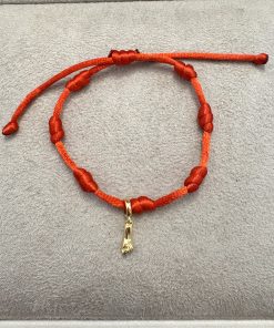 Pulseira sete nós pingente figa