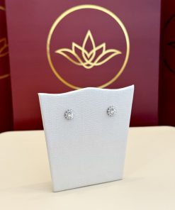 Brinco flor pequeno citrino