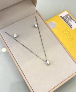 Conjunto Moissanite 5MM