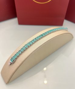 Pulseira Riviera oval turmalina 5X6,5MM