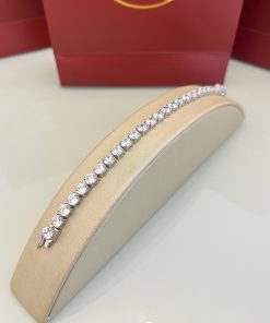 Pulseira riviera quadrada 6mm 16cm