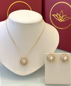 Conjunto tiffany colorido garras