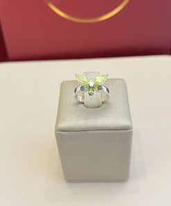 Anel borboleta verde