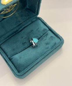 Piercing fake gota turmalina 5x7mm