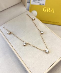 Colar Moissanite 5MM