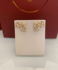 Brinco ear cuff com cristais