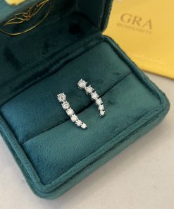 Brinco moissanite earcuff