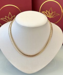 Colar de malha 40cm