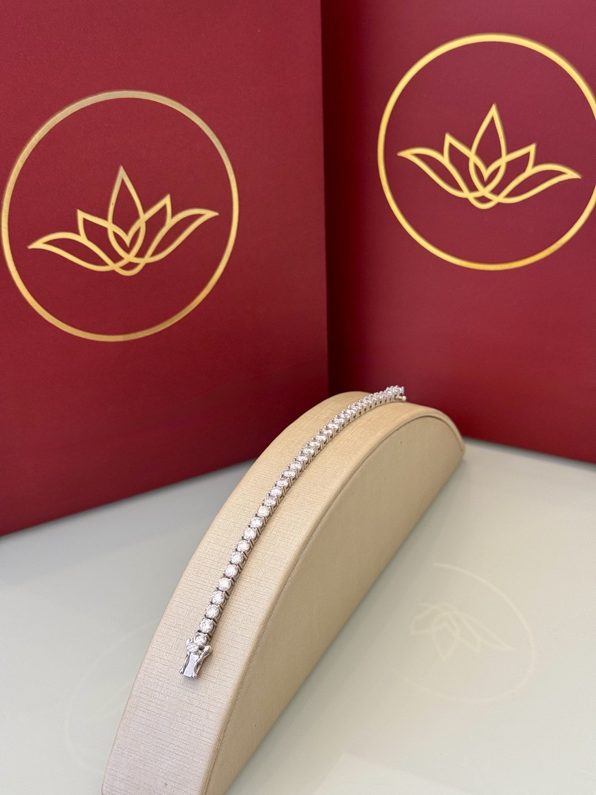 Pulseira riviera quadrada 4mm