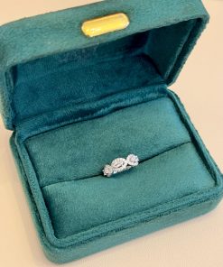 Piercing fake zircônia oval cristal