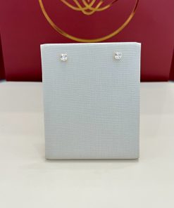 Brinco quadrado cristal 4MM