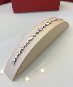 Pulseira Riviera geométrica cristal