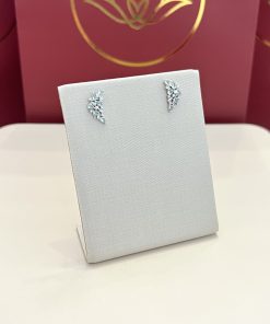 Brinco earcuff verde-água