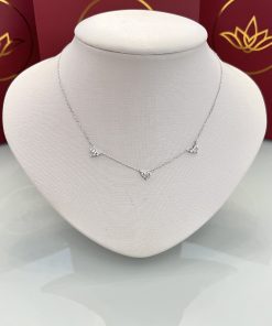 Colar coração cristal