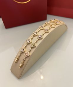 Pulseira Riviera retangular 18cm