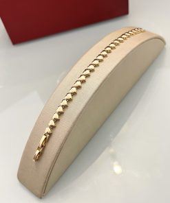 Pulseira Riviera corações 17cm