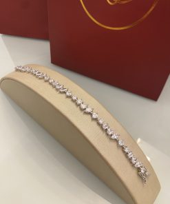 Pulseira riviera formas geométricas 16CM