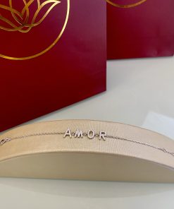 Pulseira amor cravejada