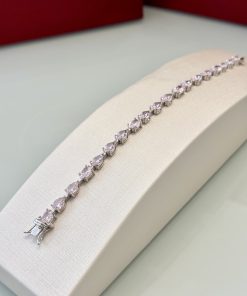 Pulseira riviera geométrica kunzita