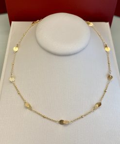 Chocker moedas/bolinhas 35CM+5CM