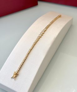 Pulseira riviera redonda crescente